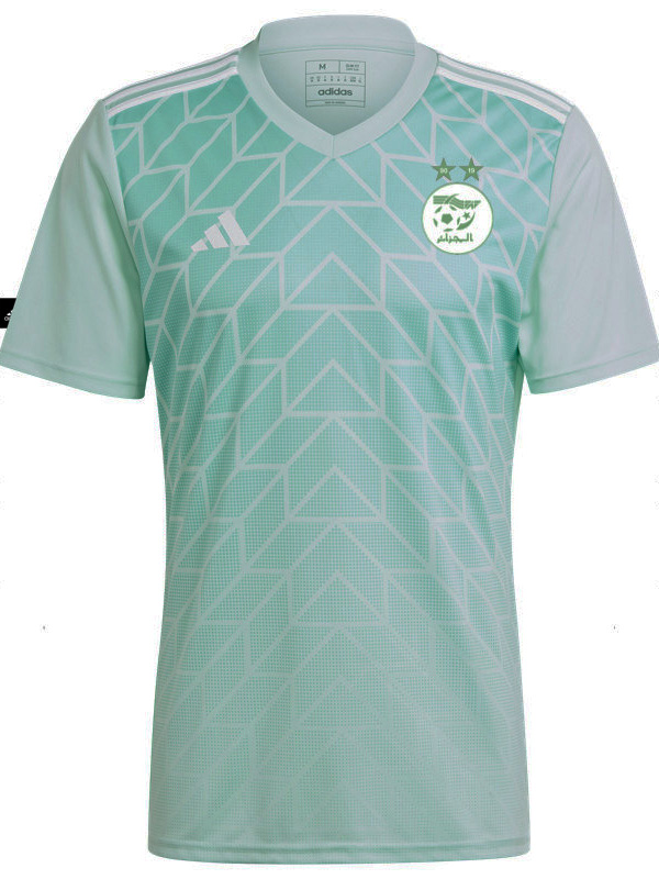 Algeria versione giocatore maglia da calcio uniforme da calcio verde chiaro kit da calcio da uomo top camicia sportiva 2023